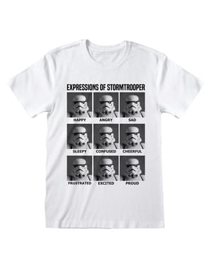 Camiseta od Stormtroopera s izrazima za odrasle - Star Wars