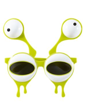 Óculos com antenas de Alien
