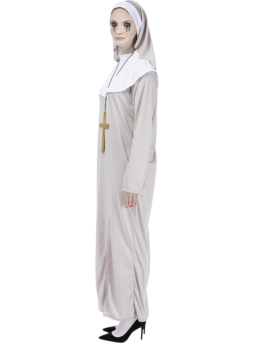 Zombie monahinja kostim sa krstom za žene