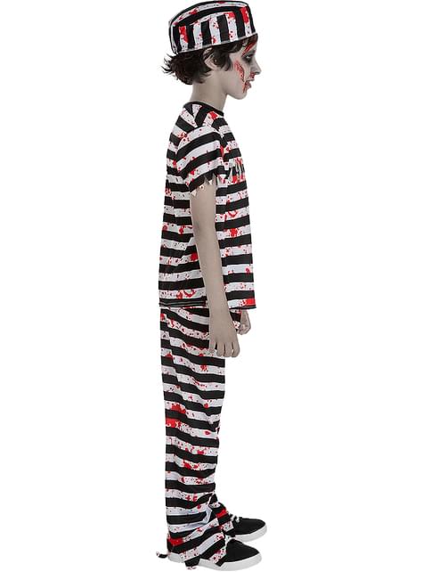 Dětský kostým zombie vězně s koulí