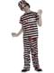 Zombie prisoner costume with ball for child