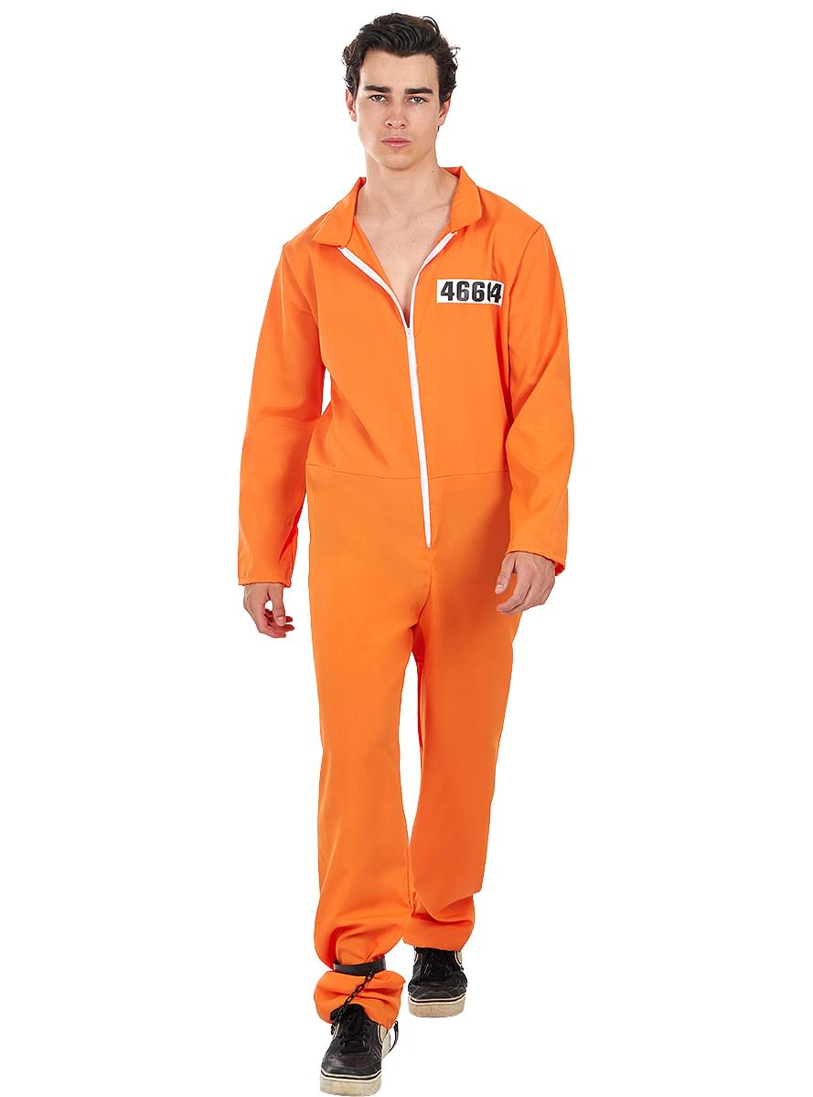 Oranžový kostým väzňa