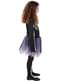 Skeleton costume with tights for girl