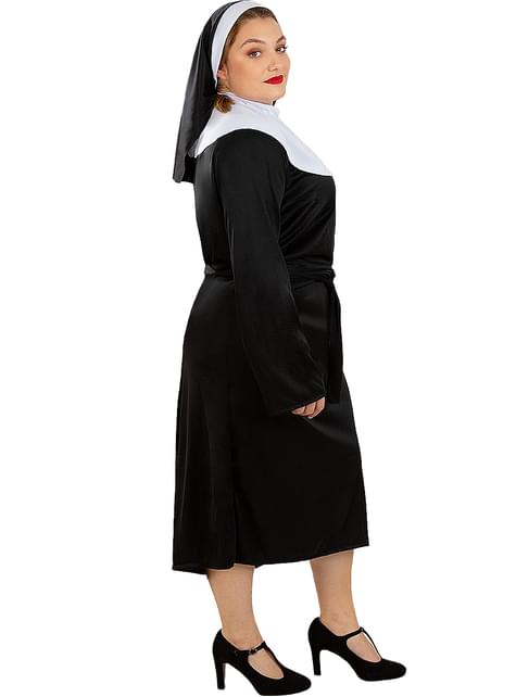 Kostým jeptišky s křížem velká velikost