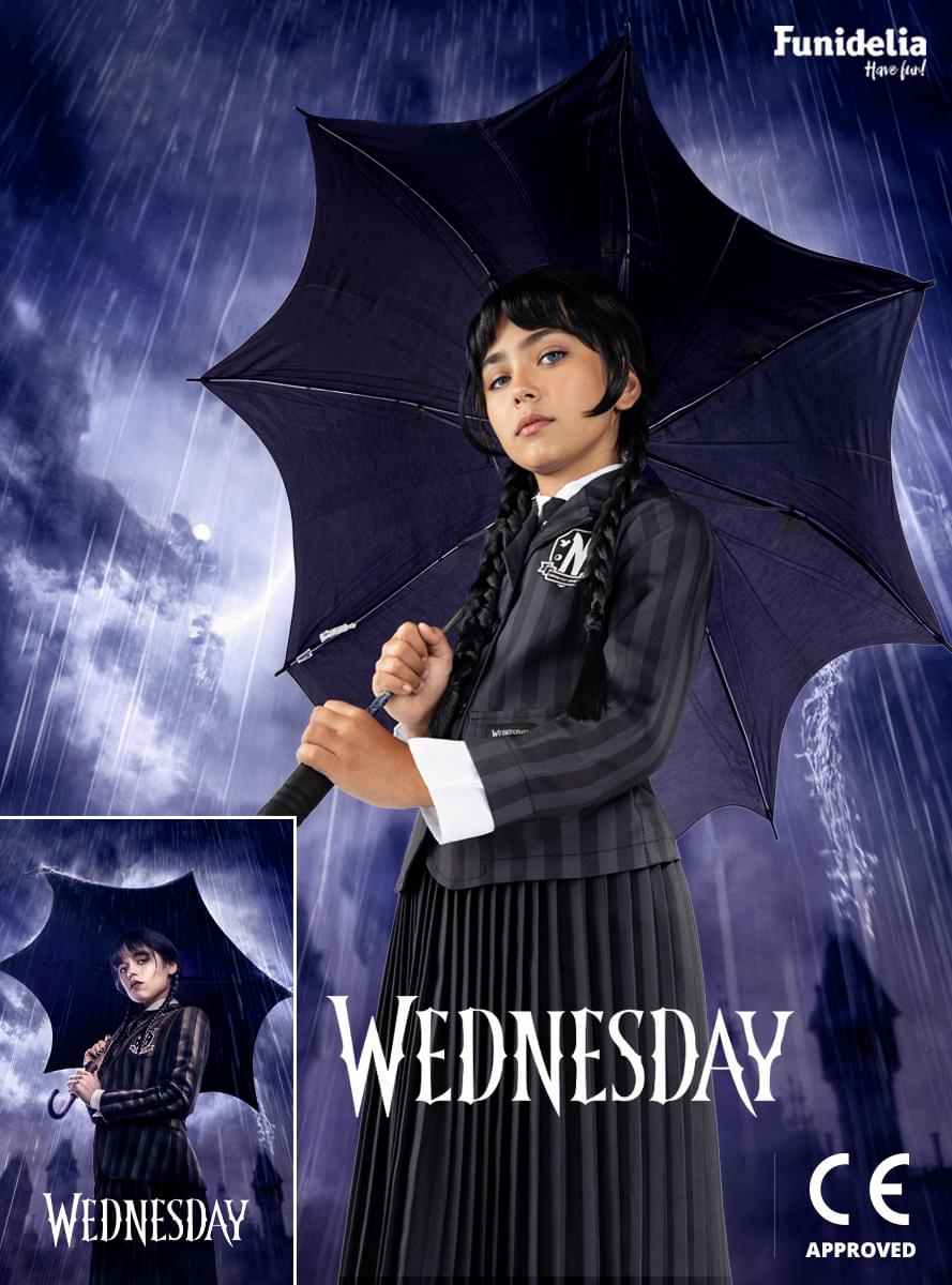 Miércoles Addams kostīms meitenēm – Wednesday