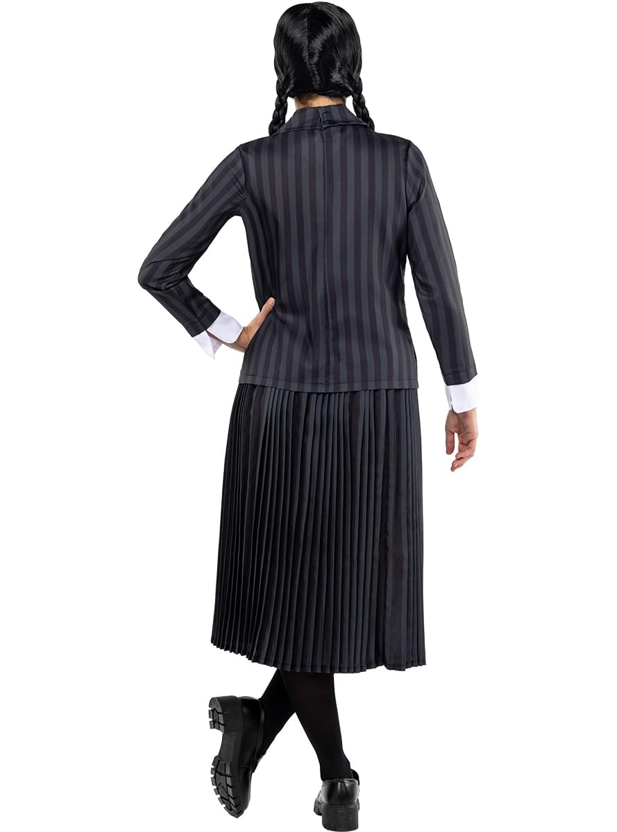 Wednesday Addams uniformkostume - Officiel Netflix