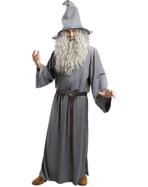 Costum de Gandalf cu perucă pentru bărbați - Stăpânul Inelelor