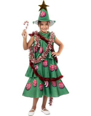 Costume da albero di Natale per bambina