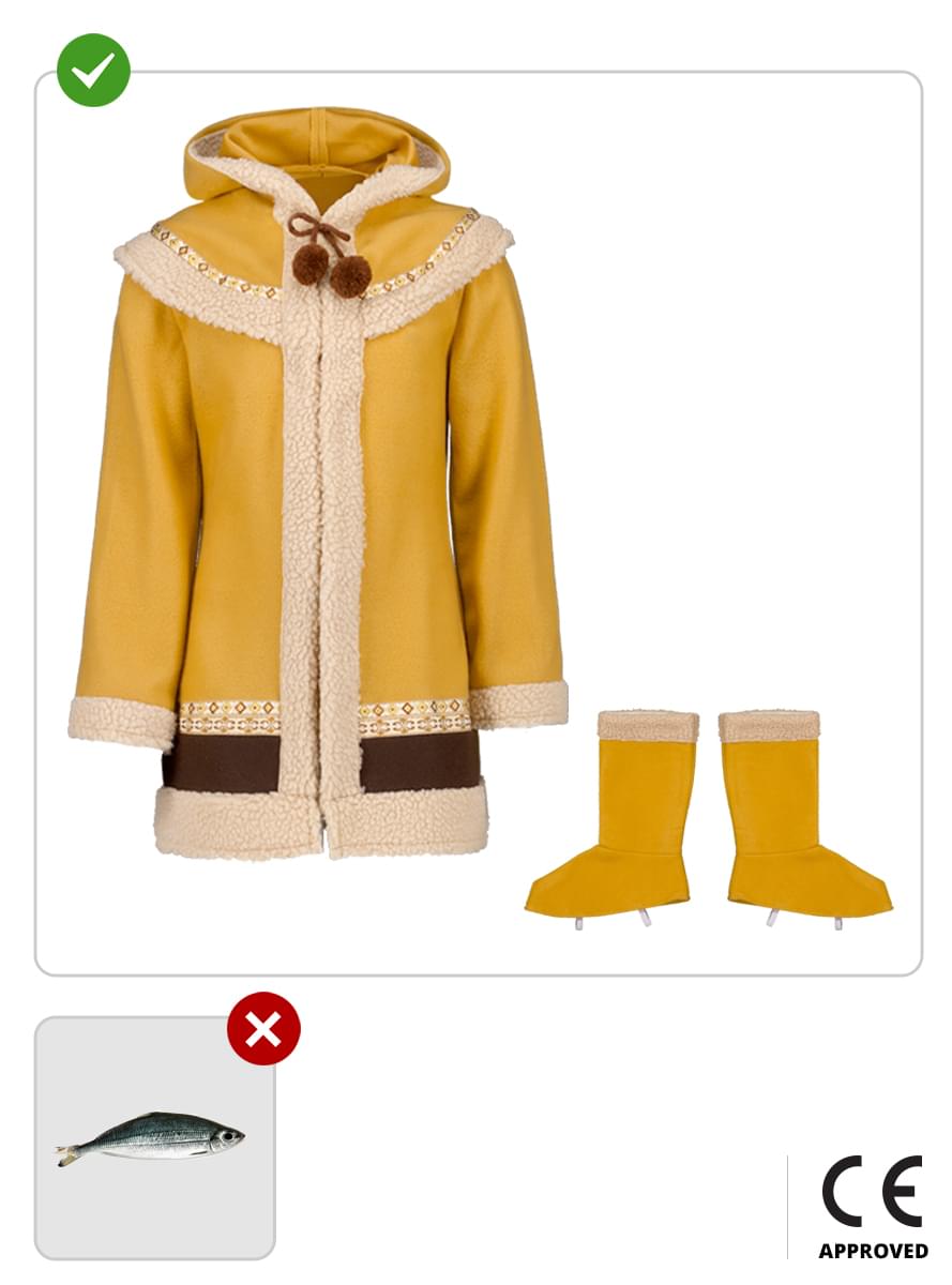 Eskimo kostuum voor meisjes