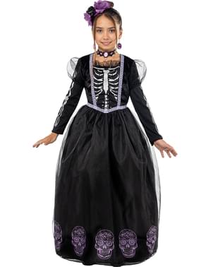 Catrina Day of the Dead Costume for Girls