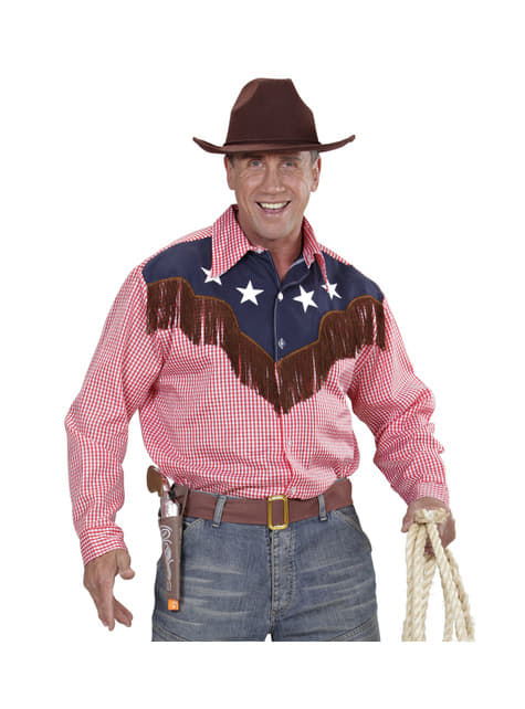 Chemise cowboy de rodéo homme grande taille