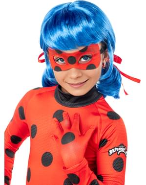 Gants Miraculous Ladybug – Accessoire Déguisement Pour Fille, Taille Unique Rouge