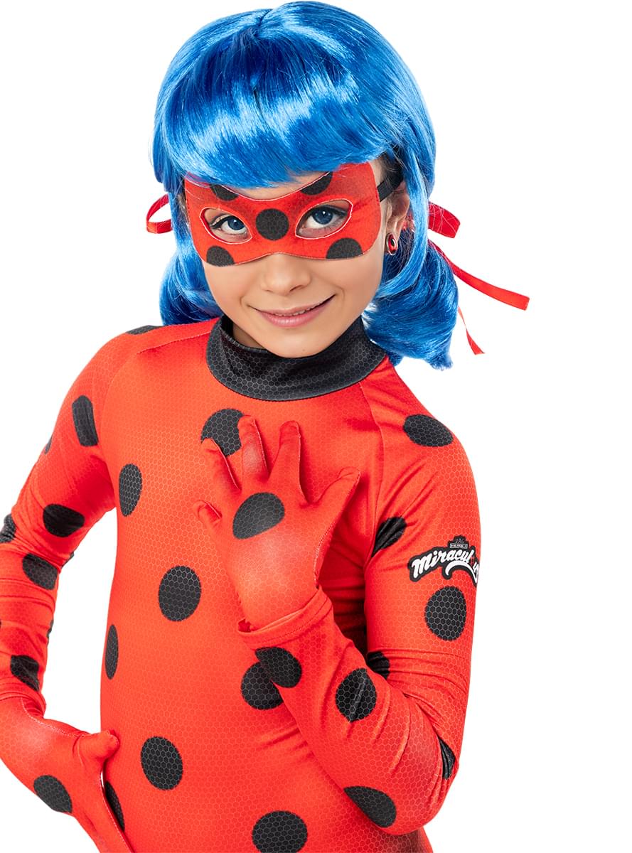 Ladybug Kostüm mit Zubehör für Mädchen