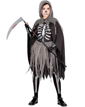 Girl's Grim Reaper costume