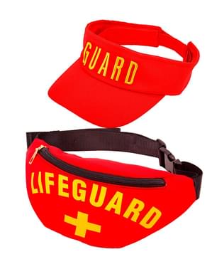 Lifeguard Kit with visor and fanny pack