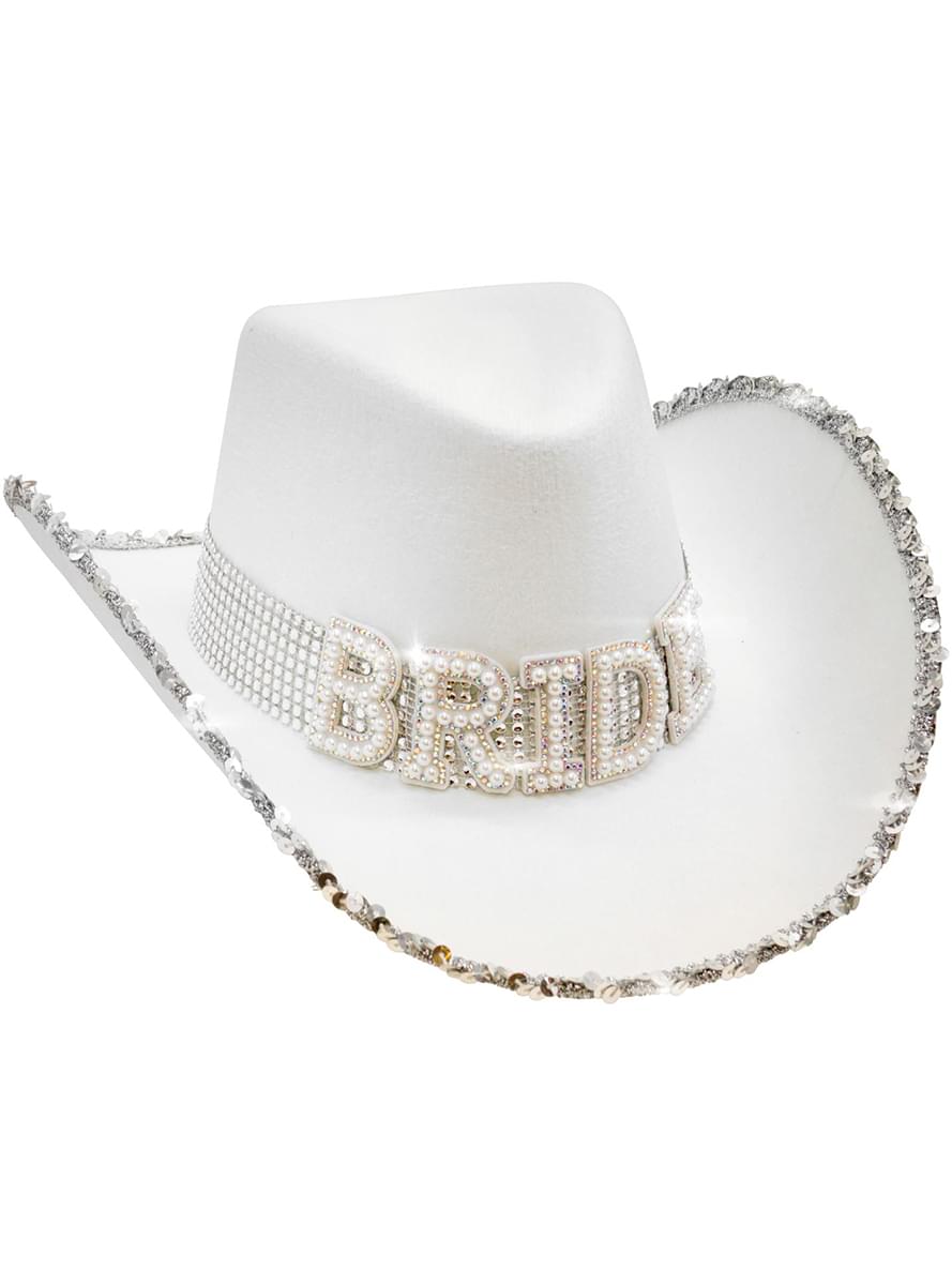 Bridal white hat