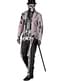 Skeleton costume with suit for adults