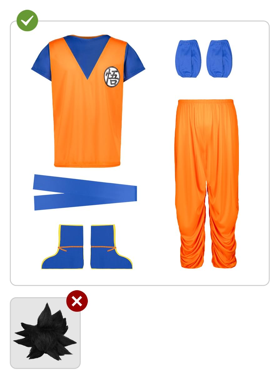 Goku kostum večje velikosti - Dragon ball