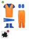 Disfraz de Goku talla grande - Dragon Ball