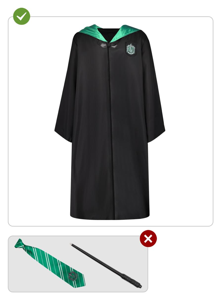 Strój Slytherin Harry Potter dla dorosłych