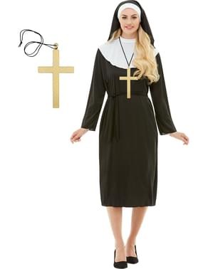 Nun costume with cross