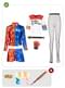 Harley Quinn kostum  z resicami - Birds of Prey