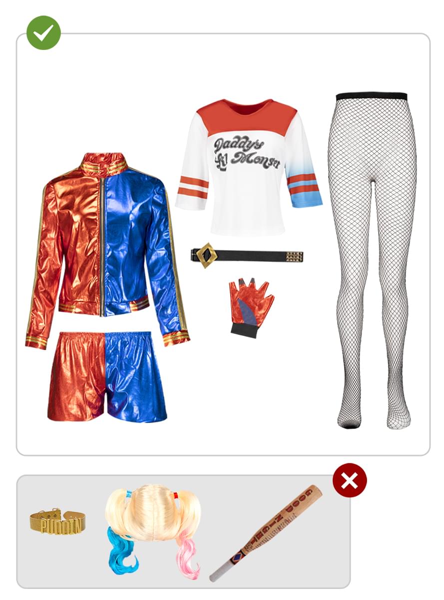 Harley Quinn Kostüm - İntihar Ekibi