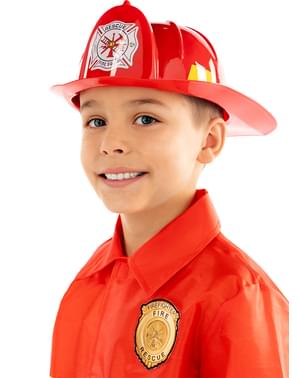 Casco de bombero para niños