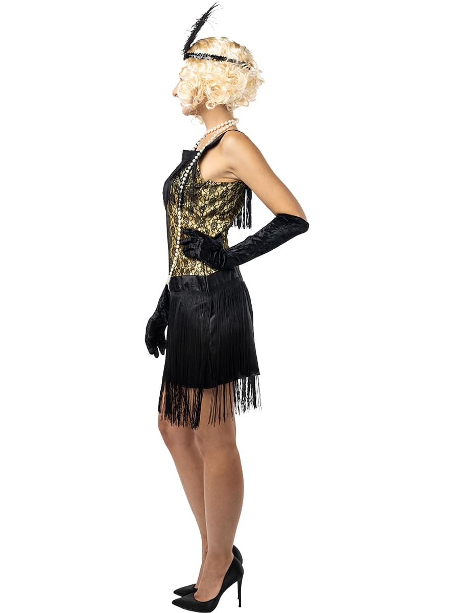 Eleganten  flapper kostum 