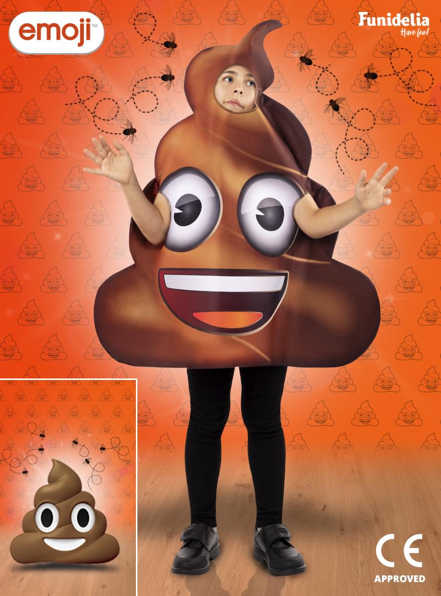 Costume Emoji Cacca per bambini