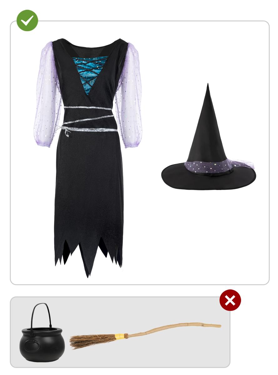 Classic Witch Costume for Women