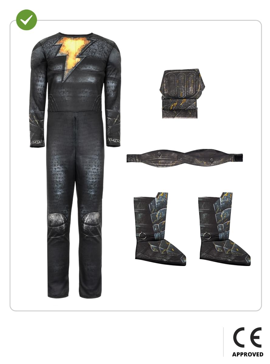 Kostim Crni Adam za dečaka - Dc Comics
