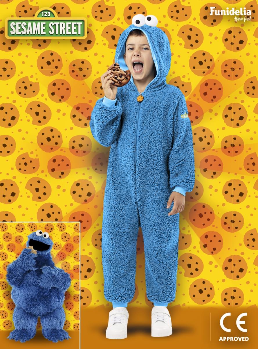 Fato do monstro das bolachas para crianças - Sesame Street