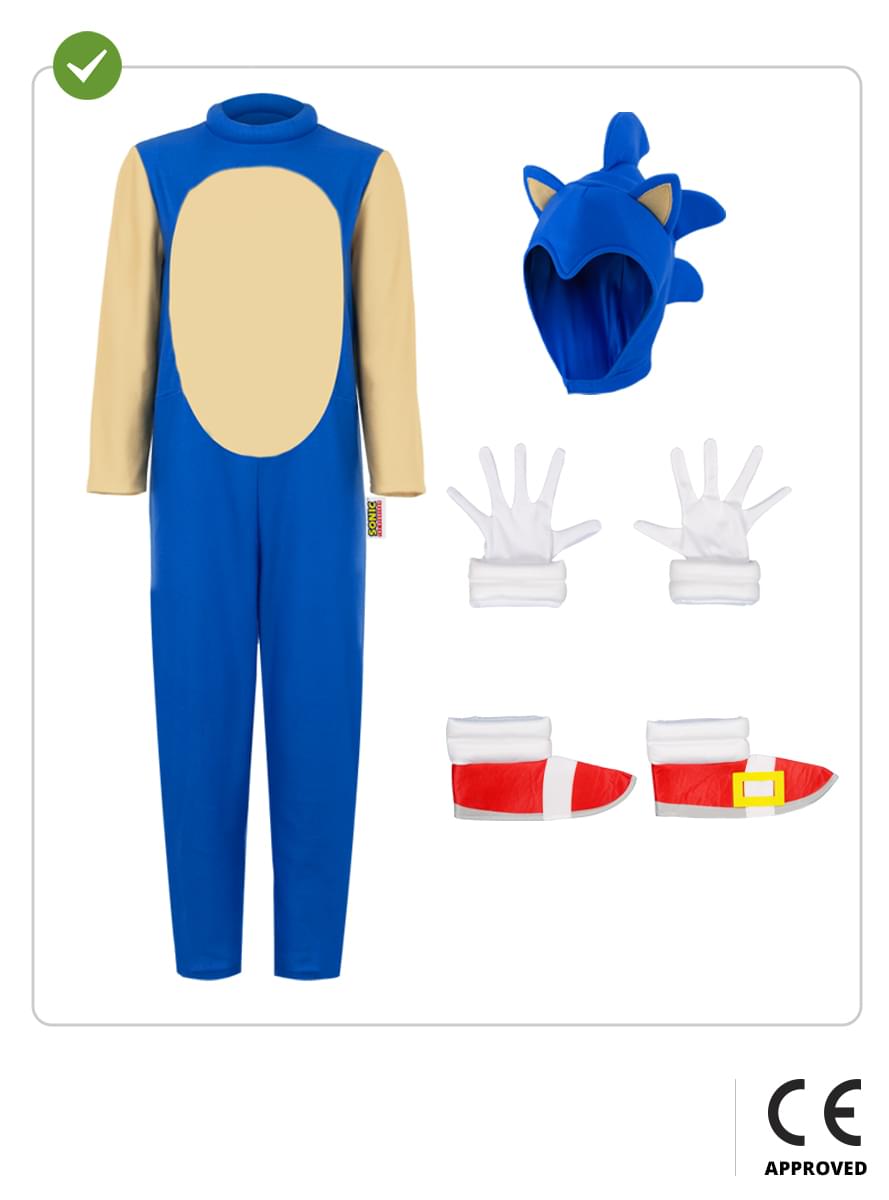 Sonic Deluxe kostuum voor kinderen