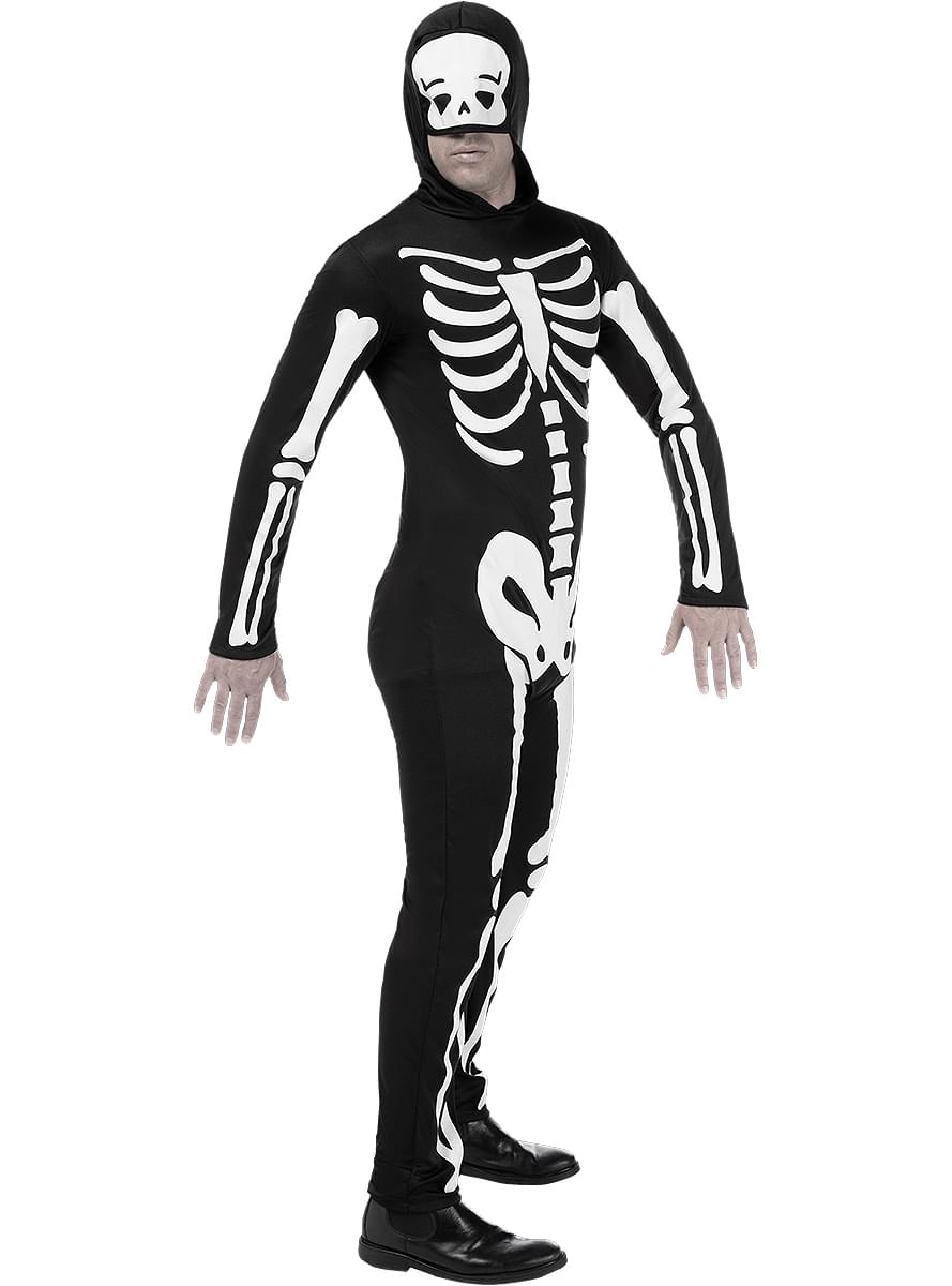 Disfraz de esqueleto para hombre talla grande