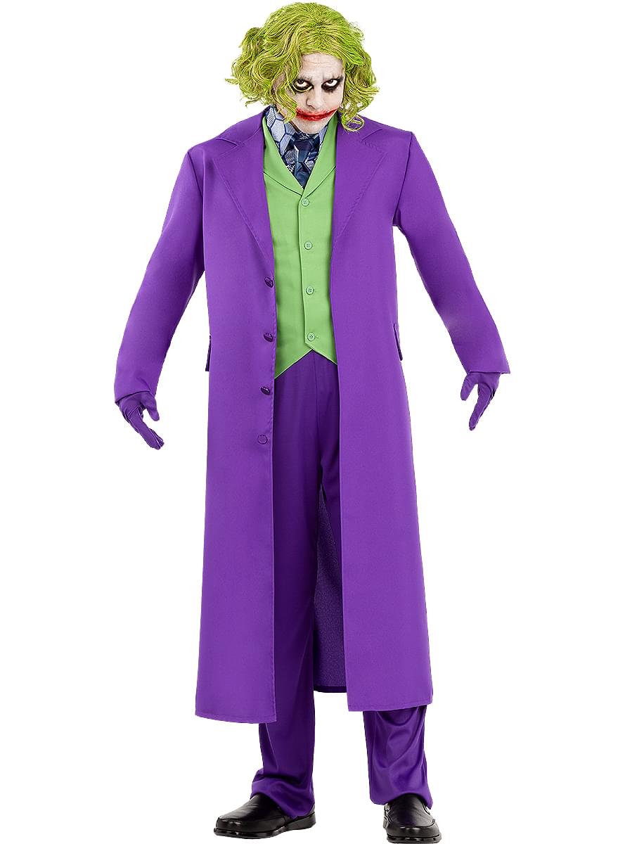 Costume da Joker con parrucca taglie forti - Il Cavaliere Oscuro
