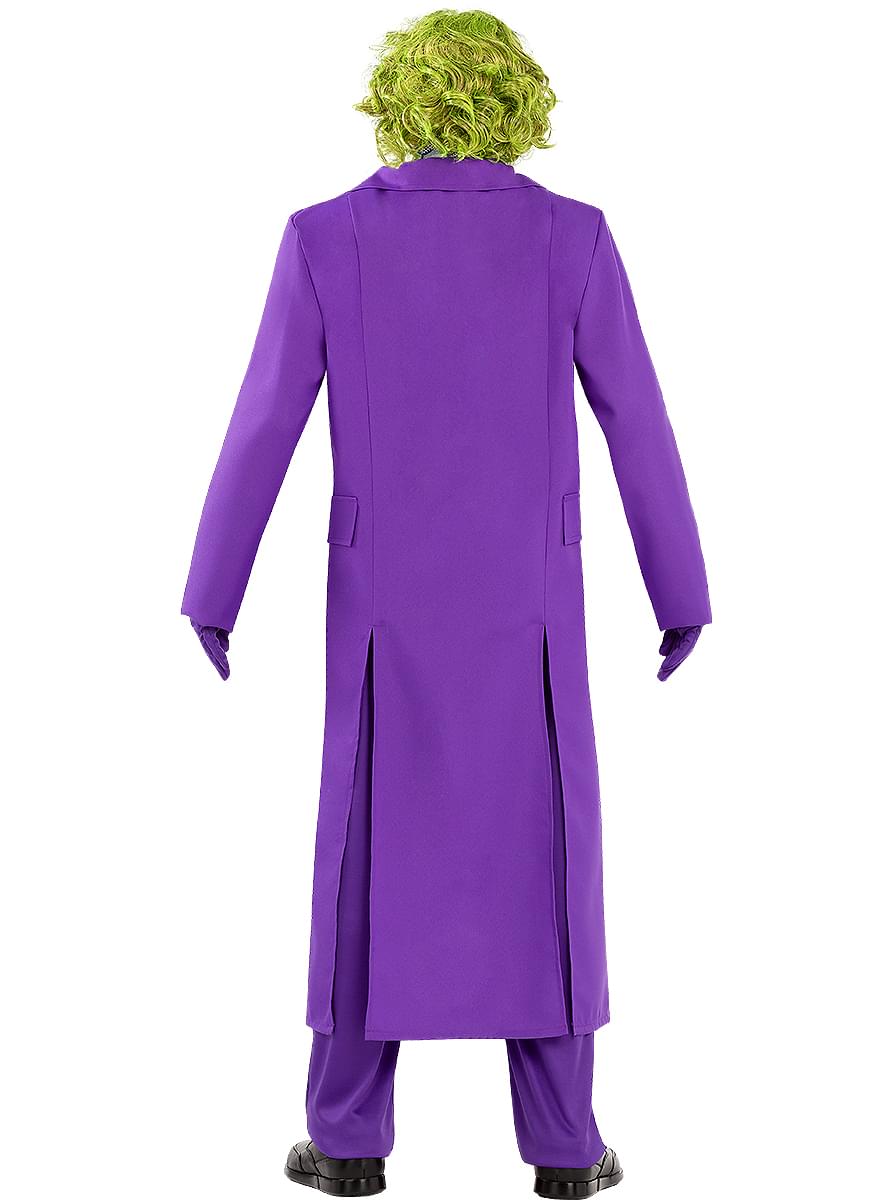 Costume da Joker con parrucca taglie forti - Il Cavaliere Oscuro