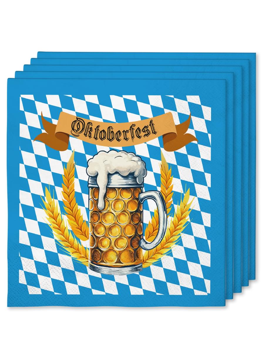 16 servilletas de Oktoberfest (33x33 cm)