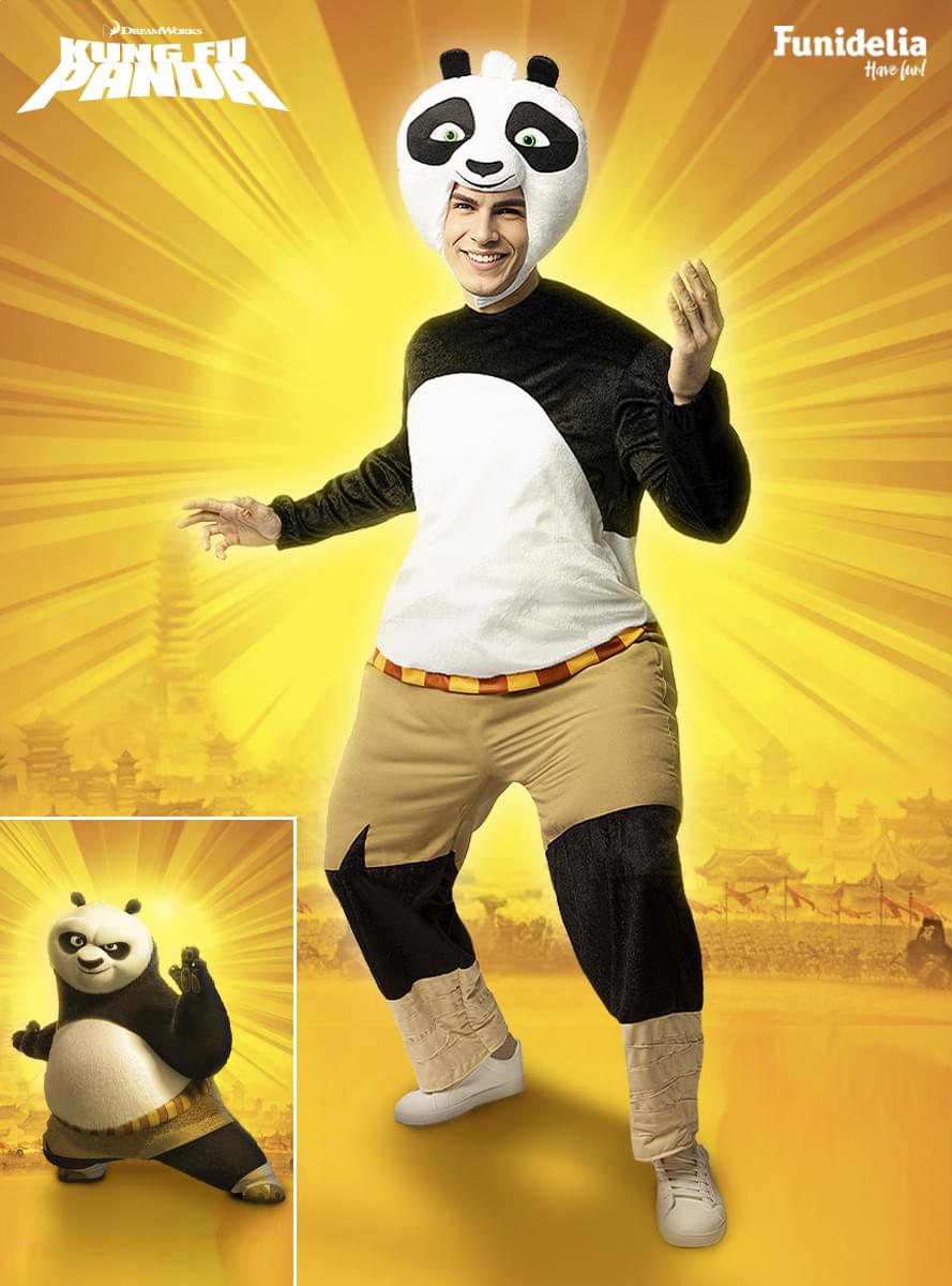 Kung Fu Panda Kostüm für Erwachsene in großer Größe