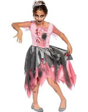 Zombie prinsesse kostume til piger