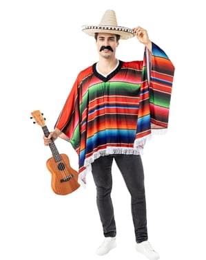 Poncho Mexicano para adulto