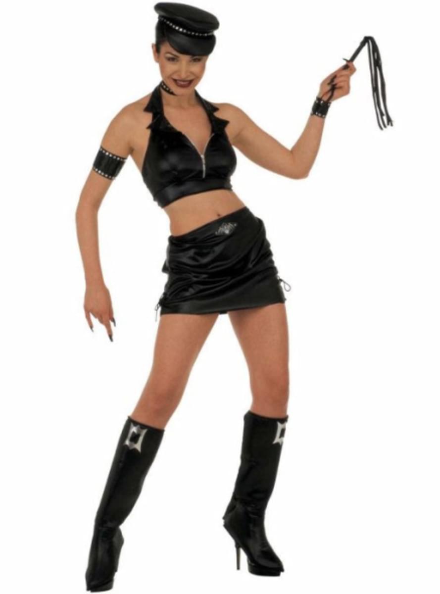 Woman's Little Miss Leather Costume