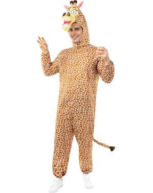 Madagaskari Melman Giraffe kostüüm täiskasvanutele