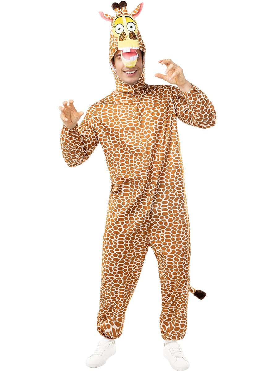 Kostume af Madagascar Melman giraf til voksne