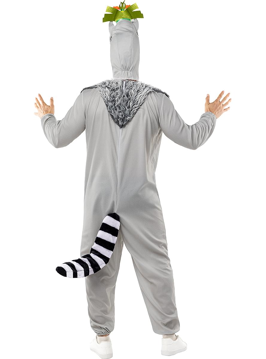 Madagaskar King Julien kostume til mænd