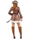 Costume da pirata colonizzatore da donna - Taglie forti