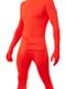 Rød second skin kostume