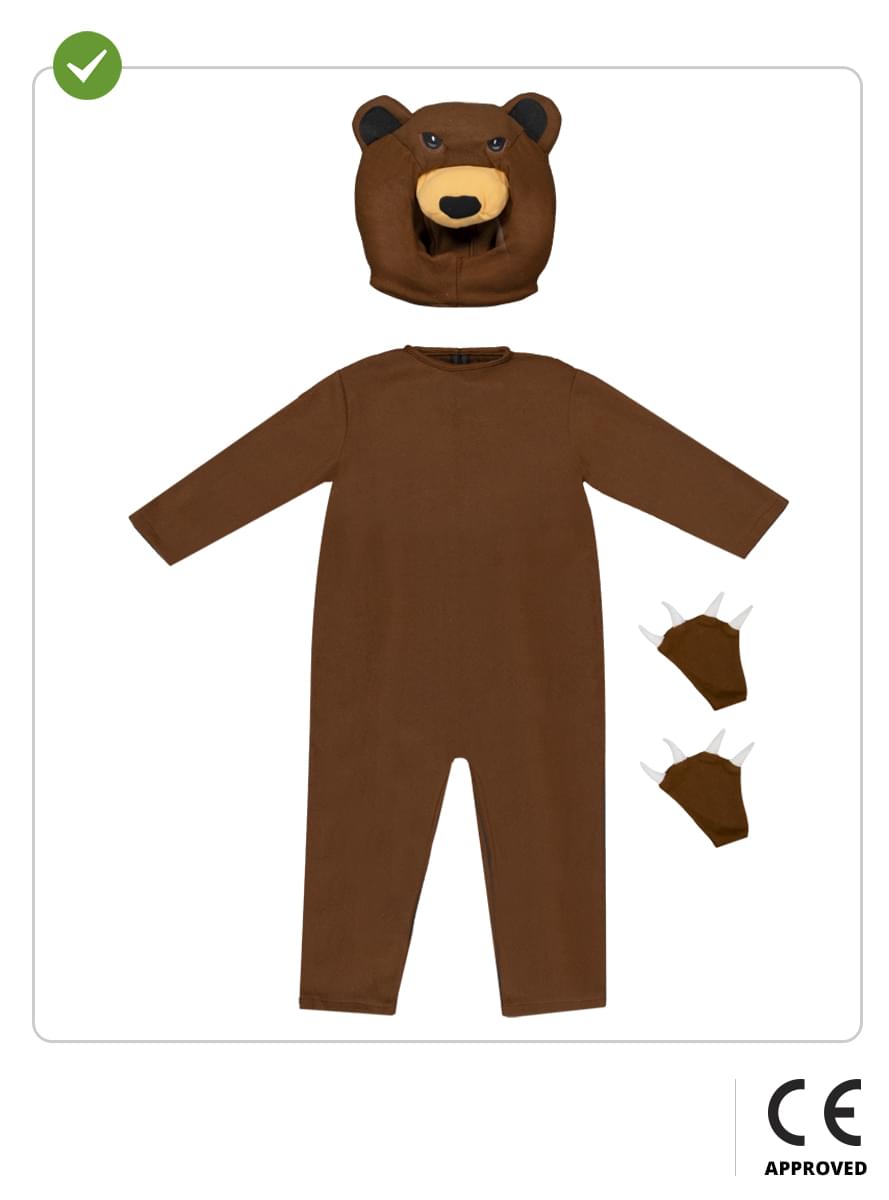 Kostým Medveď Grizzly pre deti