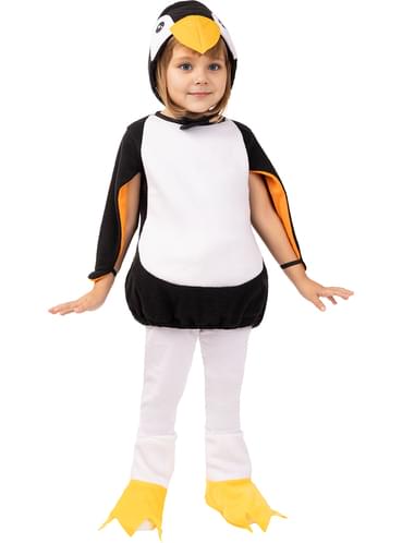 Costume Da Pinguino Per Bambina Con Cappuccio, Gonna Tutù Glitterata, Per Feste A Tema E Carnevale