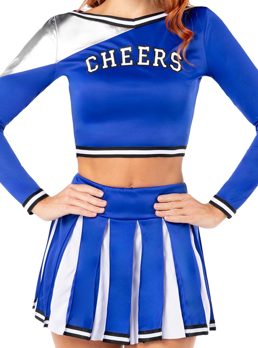 Kostym amerikansk cheerleader för damer